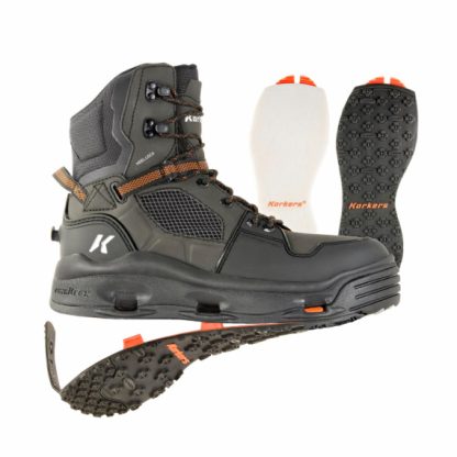 Korkers Terror Ridge Bottes de wading – Stabilité haute performance – Comprend feutre interchangeable et semelles Kling-on