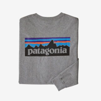 Patagonia-M´s-LS-P-6-Logo-Responsibili-Tee-Gravel-Heather