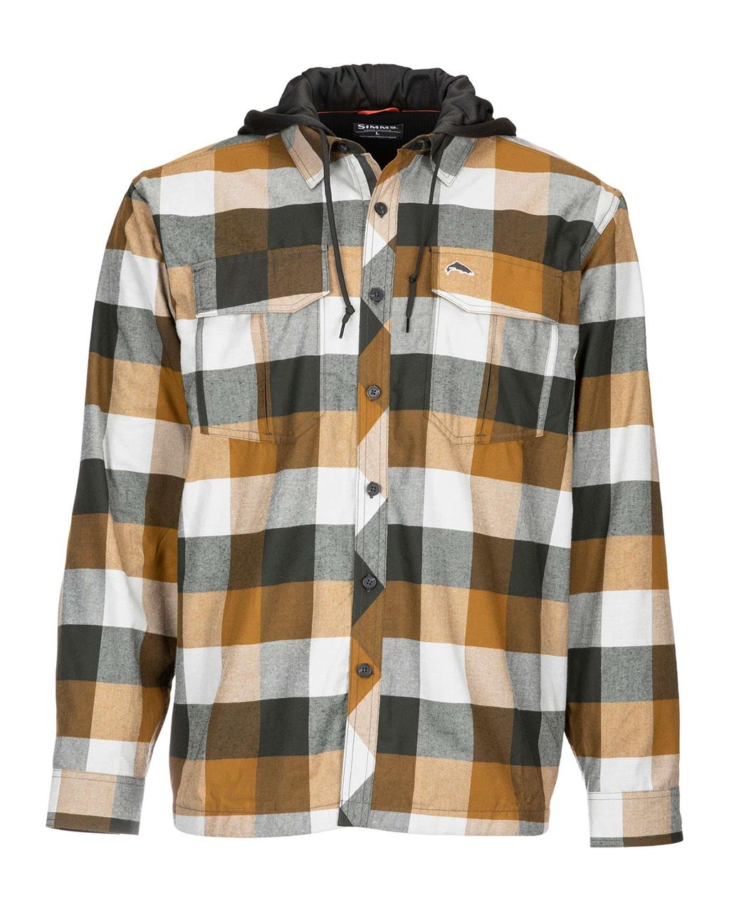Simms-Coldweather-Hoody-M-Dark-Bronze-Plaid-REA