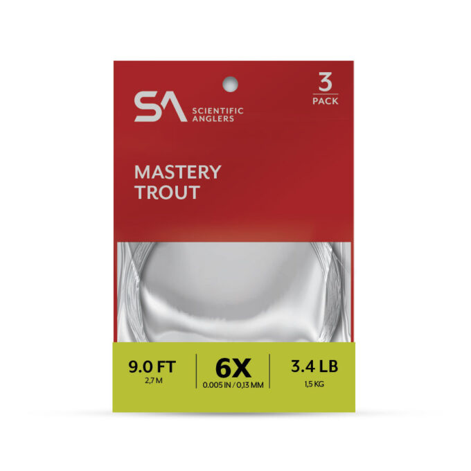 Scentific Anglers Mastery Trout Leader 9' 3-pack