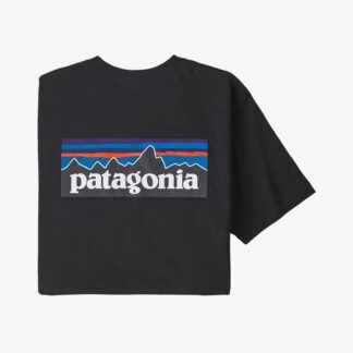 Patagonia M's P-6 Logo Responsibili Tee BLK