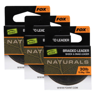 Fox Naturals Braided Leader Shock & Snag Leader