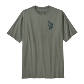 Patagonia M´s take stand responsibli tee -steelhead sleet green